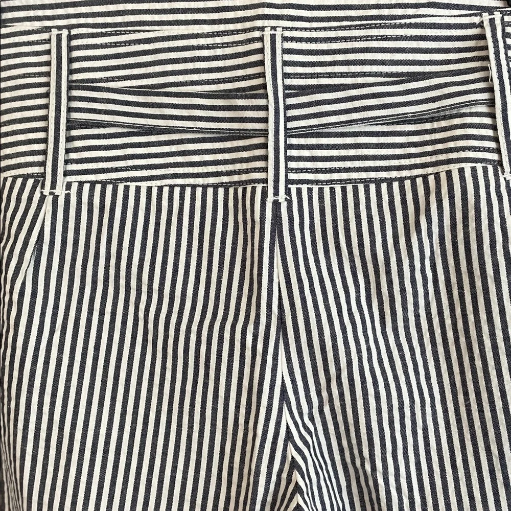 No Boundaries blue and white stripe Wide leg Pants trousers 11
